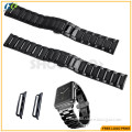 For apple watch strap with connectors, For apple watch band black color luxury design
